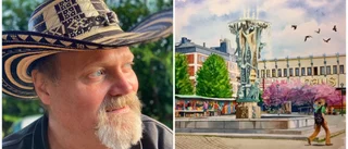Konstnären Peter ställer ut Enköpingsmotiv
