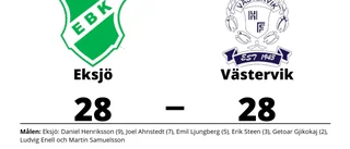 Efterlängtad poäng för Västervik - bröt förlustsviten mot Eksjö