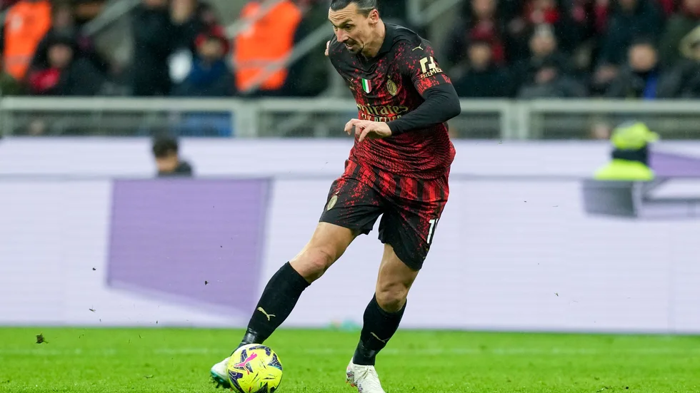 Zlatan Ibrahimovic är nu Serie A-fotbollens äldste målskytt genom tiderna. Arkivbild.
