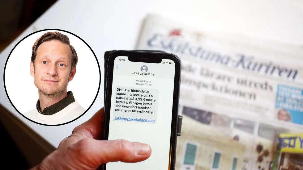 "Jag har inte sett just det här tidigare, men däremot är det tyvärr ett vanligt förekommande", säger Mikael Stange, marknads- och kommunikationschef på DHL e-commerce solutions.