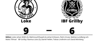 IBF Grillby föll borta mot Loke