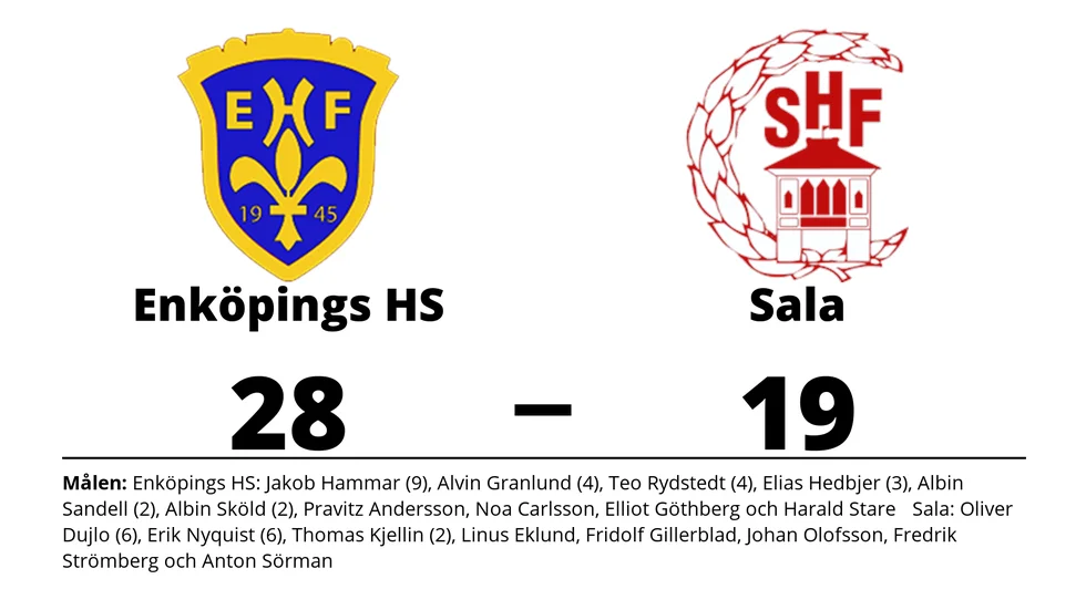 Enköpings HS vann mot Sala HF