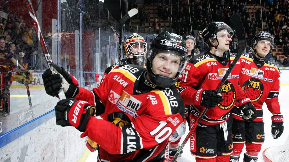 Luleås lag mot Växjö.