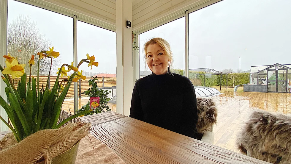 Maria Mahrs odlingsintresse tog fart under pandemin. Nu handlar det väldigt mycket om odling hemma i huset i Åby.