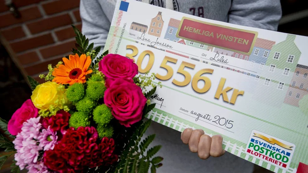 Vinst. Så här mycket blev Lena Jonssons vinst.