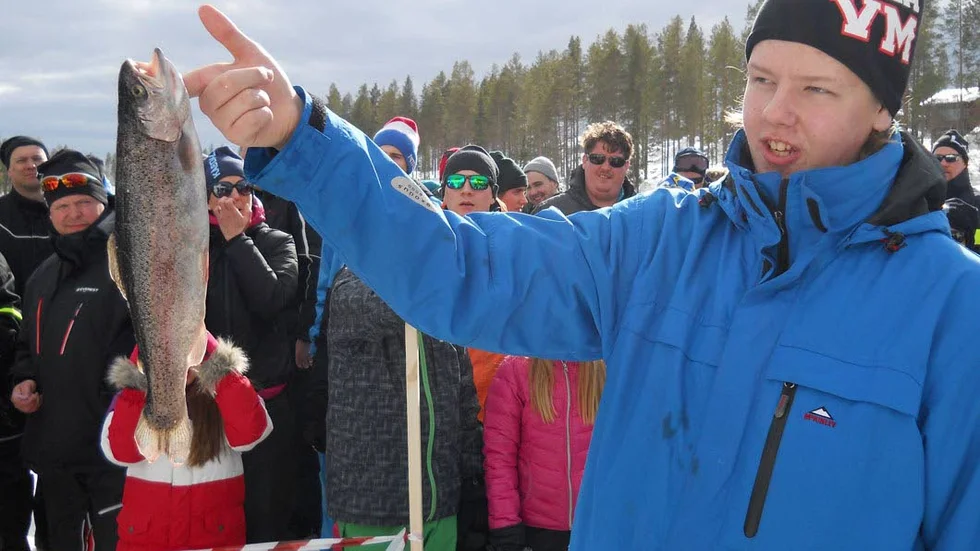 VINNARE. Simon Danielsson fick största fisken under Kåbdalisnappet.
