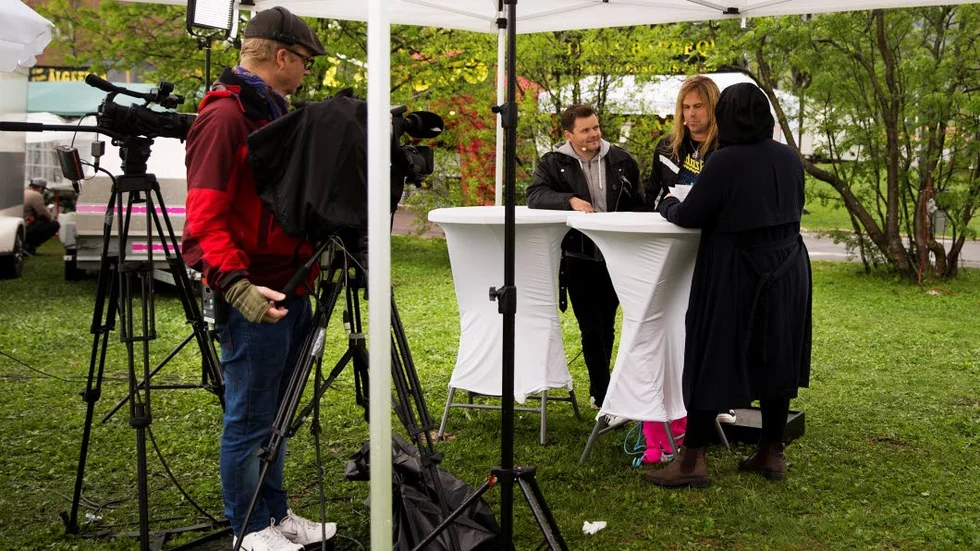 Kiruna-representanterna från Coldspell, Niclas Swedentorp och Michael Larsson medverkade i 24Norrbottens livesändning under torsdagen. Innan den efterlängtade spelningen på Kirunafestivalen.