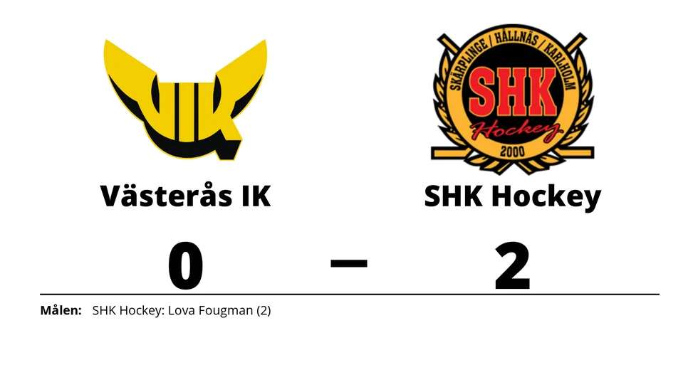 Västerås IK förlorade mot SHK Hockey Club
