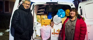 Tv-inslaget fick henne att agera – kör Flensbornas gåvor till Ukraina: ✓"Har gråtit mycket" ✓155 kilo stearin ✓Åker 400 mil  