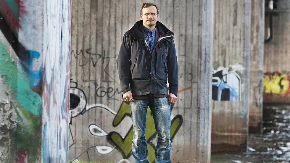 David Berggård från länsstyrelsen  är skarp i sin kritik mot LKAB.?Foto: Göran Ström