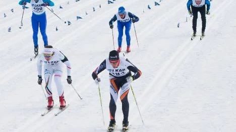 Det var en klassisk sprint som stod på programmet i går.