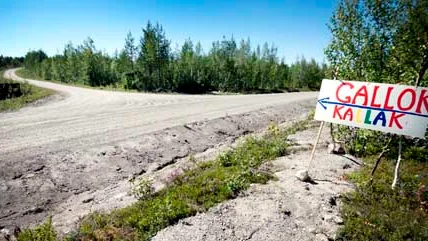 Kallakområdet i Jokkmokks kommun.