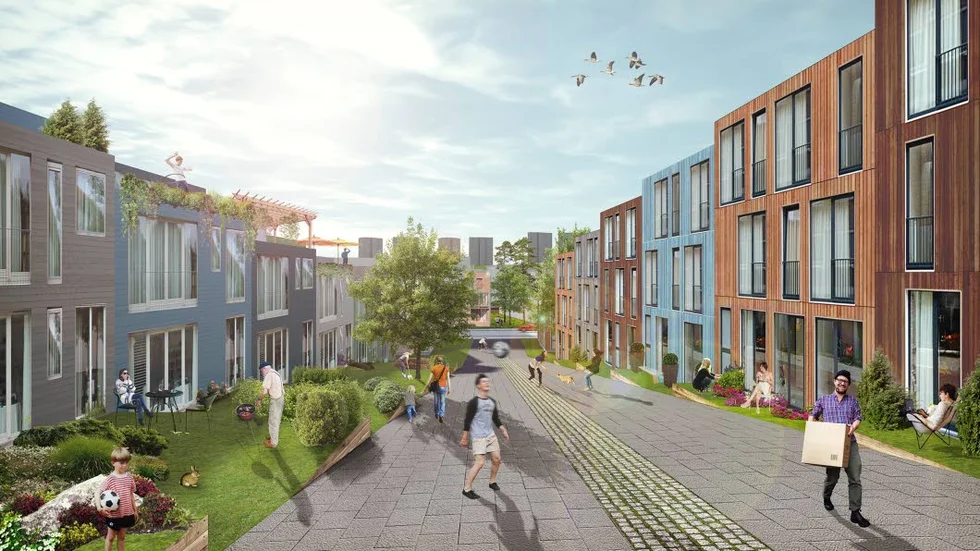 RADHUS. Flera områden med radhus planeras.