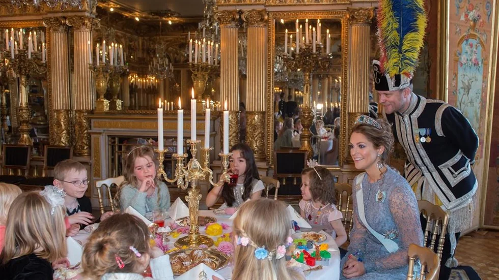 Bättre än prinsessan. För Ellie Tjernqvist överträffades prinsessbesöket av Tobbe Trollkarl, som underhöll under kalaset.