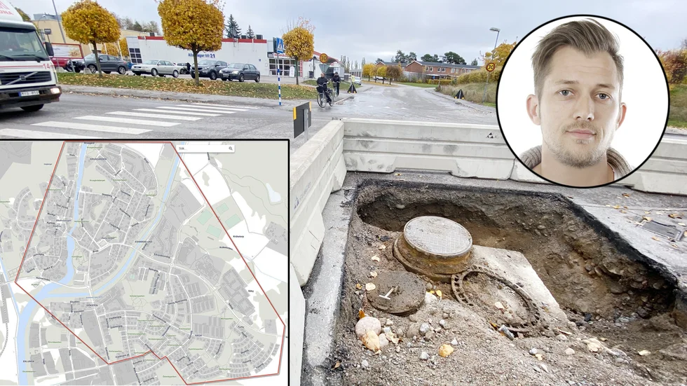 "Vi gör det under den här tiden för att vi ska störa så lite som möjligt. Varmvattenbehovet är sällan stort under nattetid", säger Nicklas Hansson, distributionschef på EEM.