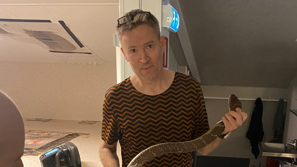 Kalle Melkersson fångade Sir Vääs efter en dryg vecka på rymmen.