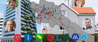 Grafik: Här bor politikerna i Skellefteå – och så bor de • Kåge sticker ut • Partiet där flest bor i villor