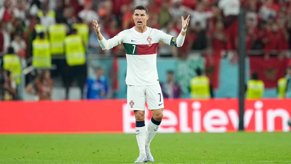 Cristiano Ronaldo kommer att presenteras av sin nya saudiska klubb på tisdag. Arkivbild.