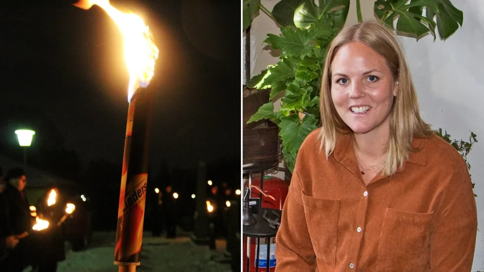 Erica Börjesson, arrangör av "The Walk - Forssjö" och står som ägare av Restaurangen Smedjan på Bruksholmen.