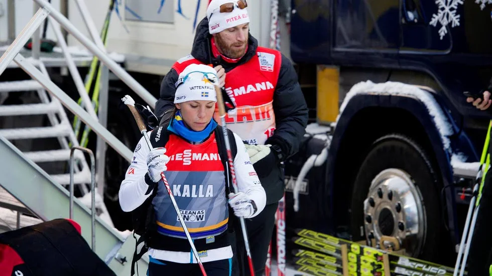 Dreamteam. Charlotte Kalla och Magnus Ingesson trivs ihop.