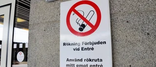 Tjuvrökande i anslutning till sjukhusentréer vållar problem
