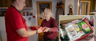 Uppskattad gest i juletid • Berit, 86, om hemtjänstens present: "Större betyder inte bättre, den här känns alldeles lagom"
