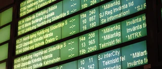 Tågstörningar i hela landet – vi rapporterade