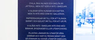 "Lämna pluntan utanför"