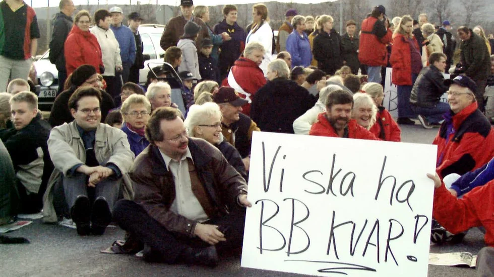 KAMP. Under 20 minuter stängde Lars Törnman och några hundra Kirunabor av E10. ”Vi ville visa sårbarheten, att vi bara har en väg till och från Kiruna när det gäller akuta fall”, säger Lars Törnman.