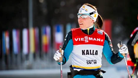 130219 Skidor, VM, Förhand: Charlotte Kalla, Sverige.
 Bildbyrån - 73714 - Foto: NILS JAKOBSSON / BILDBYRÅN
