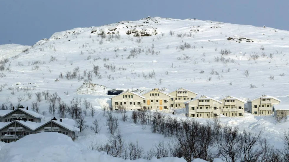 RIKSGRÄNSEN. Nedanför Solpiggen, längre till höger i bild, planeras de tio fritidshusen.