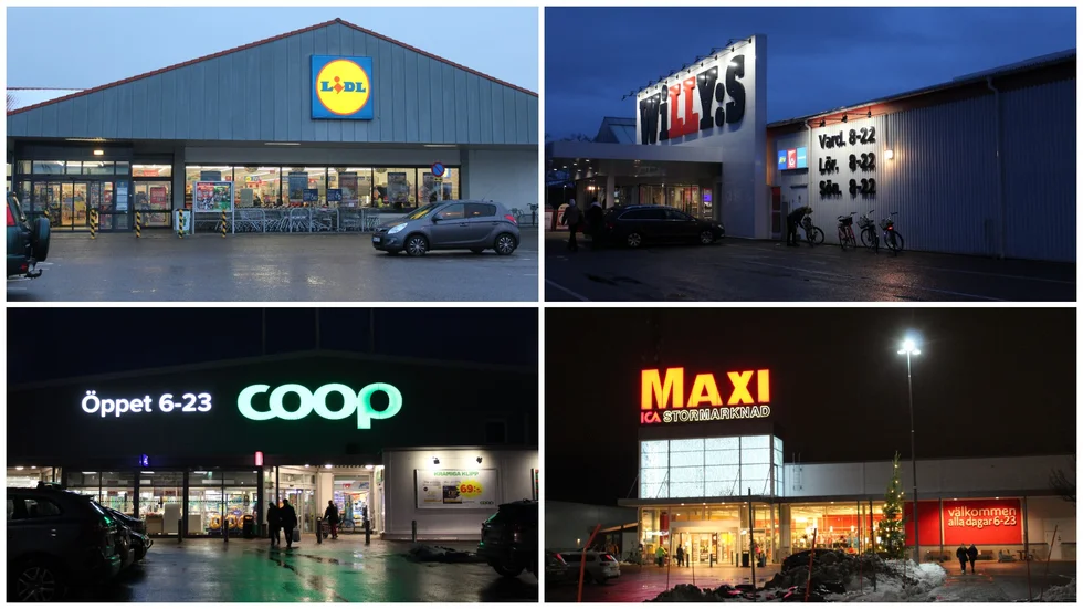Vi har jämfört en kasse med tolv varor till julbordet hos fyra butiker i Västervik: Lidl, Willys, Coop och Ica Maxi.
