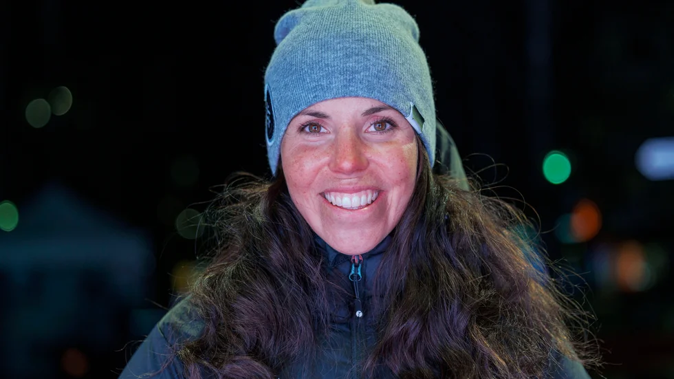 Charlotte Kalla ska följa världscupen från tv-soffan. Arkivbild.