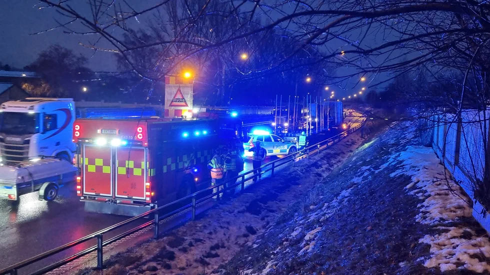 Det blev stopp på Söderleden på fredagsmorgonen.