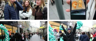 Hysteri när kedjan öppnade – hundra meter lång kö mitt i city • Väntade i två timmar