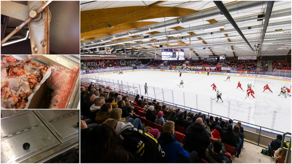 Köket och kiosken i Gränbyhallen har haft bristande hygien. 