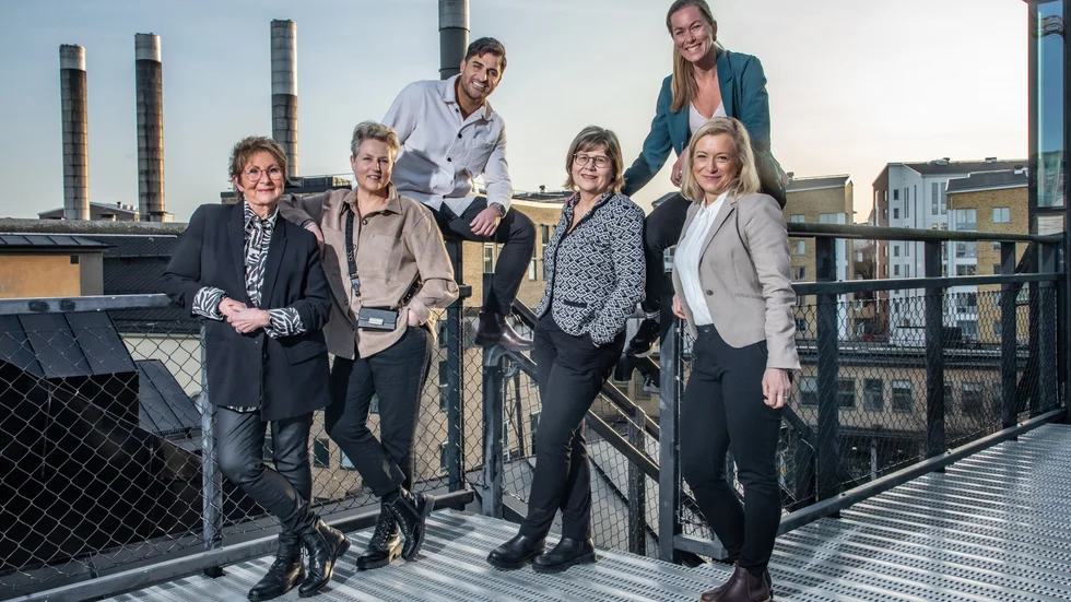 Nyföretagarcentrum vill satsa på Norrköping. Eva Jaldeland, projektledaren, ses längst till vänster på bilden medan Anna Hjertstedt Leijon står längst till höger. 