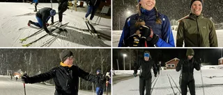 Skidskola för vuxna lockar till skratt i Boxholm