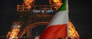 Tusentals protesterade mot Iran i Frankrike