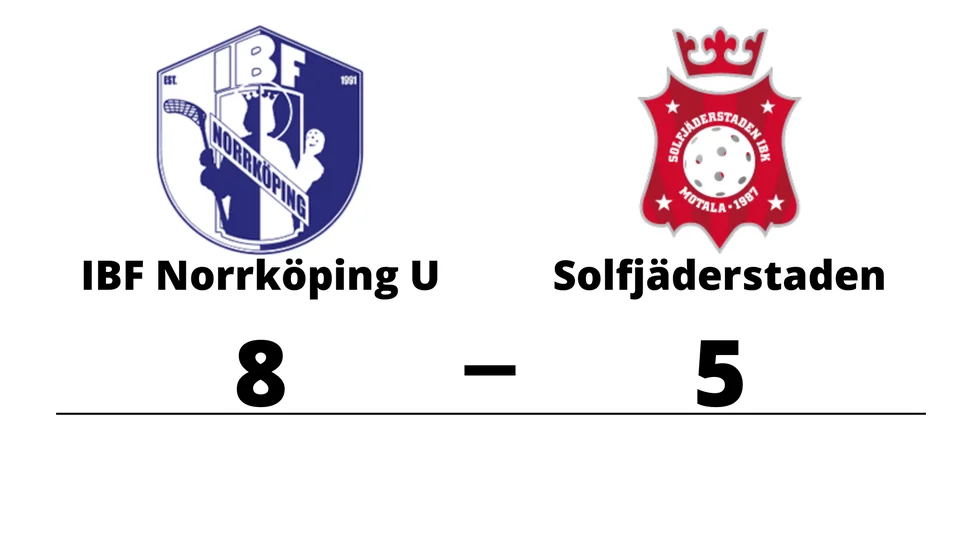 IBF Norrköping U-lag vann mot Solfjäderstaden IBK U-lag