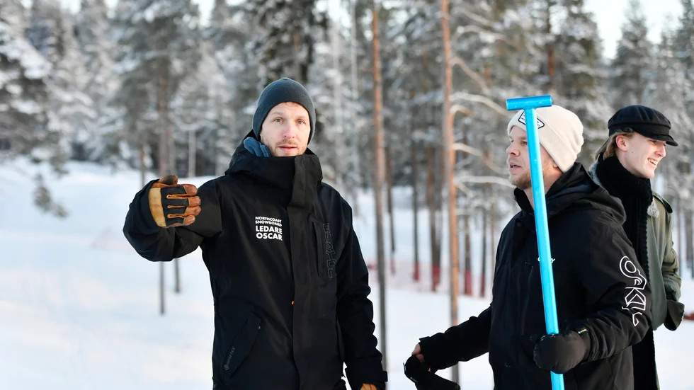 Vi har optimala förutsättningar för en fin tävling”, säger Northcoast snowboards Oskar Vestermark.
