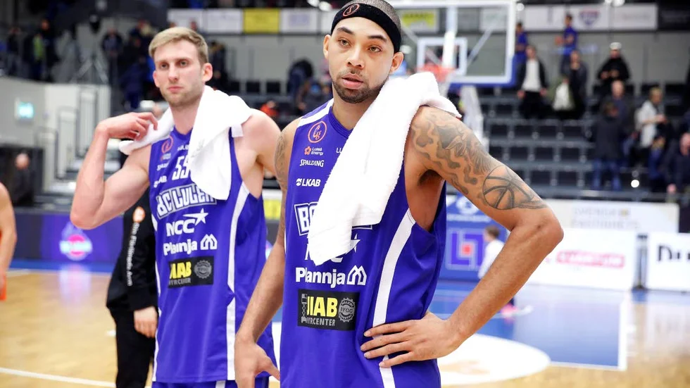 Skadad. Jaraun Burrows spelade med smärtor i vristen.?