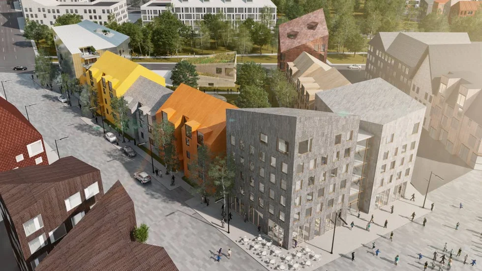 ORDENTLIGA RITNINGAR. "Steg ett blir att på allvar rita upp hela kvarteret och söka bygglov", säger Erik Wijkmark, arkitekt och delägare i K2A som vill bygga lägenhetshotell, förskola och hyresrätter i kvarter två.