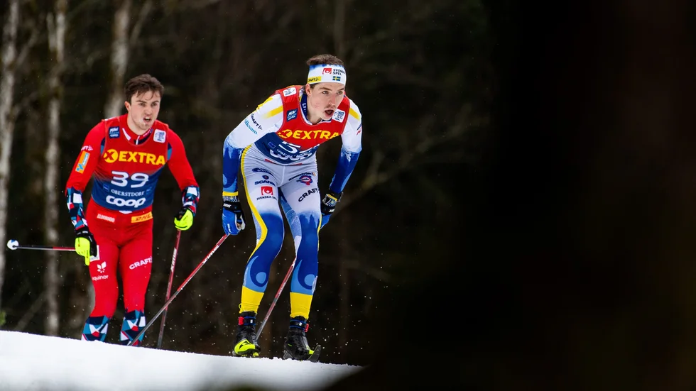 William Poromaa halkade efter mot toppåkarna.