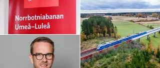 Norrbotniabanan riskerar att försenas • Regeringens besked – och nya orosmolnen: ”Avser att återkomma”