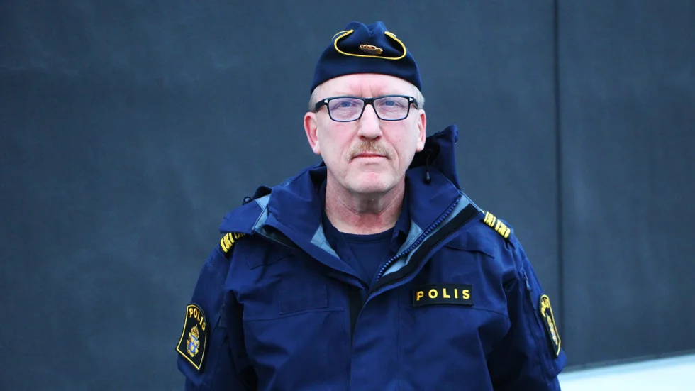 Peter Wahlberg, kommenderingschef vid matchen mellan IFK Norrköping och Hammarby.