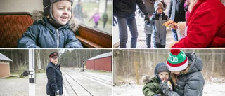 Många ville åka tåg till tomten på trettondagen • "Fantastiskt att det här finns bevarat"