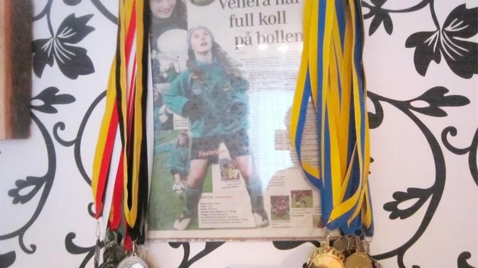 Många medaljer har Rexhi belönats med genom åren.