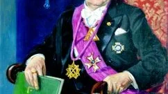 Mästaren. En av dem som tog initiativet till en tempelriddarorden i Västervik var bokhandlare Kurt Karlsson som blev templets förste mästare.