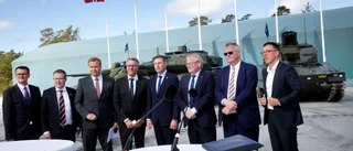Försvarsministrar i toppmöte på Gotland – utlovar mer resurser till öns försvar • "Det vi har påbörjat är inte klart än"